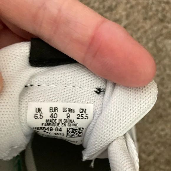 Puma White and Black Sneakers with Chunky Platform Sole - Picture 6 of 8